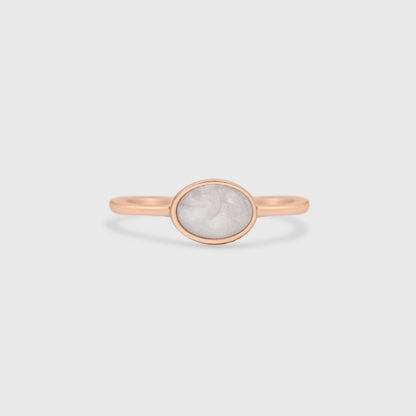 Horizontal Oval Ring