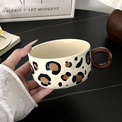 Animal Texture Mug Porcelain Minimalist Wind Coffee Cup Afternoon Tea