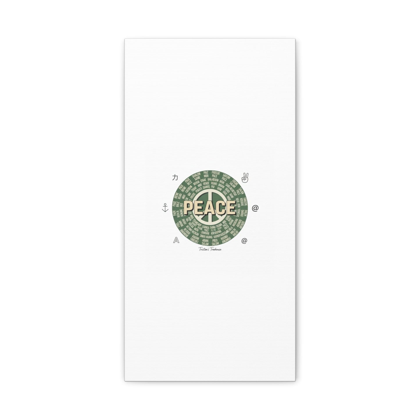 Peace doodle canvas | hand drawn sketch aesthetic, handwritten message