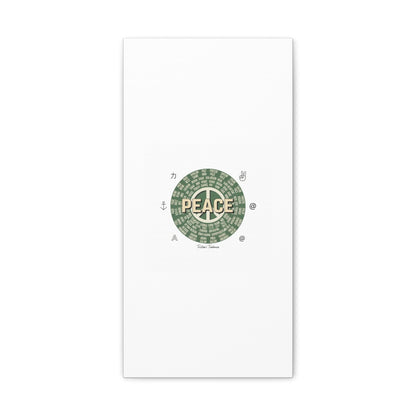 Peace doodle canvas | hand drawn sketch aesthetic, handwritten message