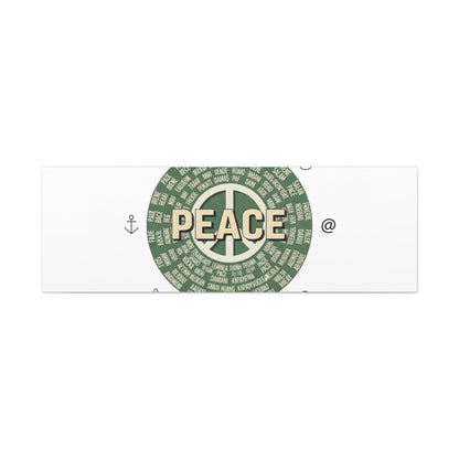 Peace doodle canvas | hand drawn sketch aesthetic, handwritten message