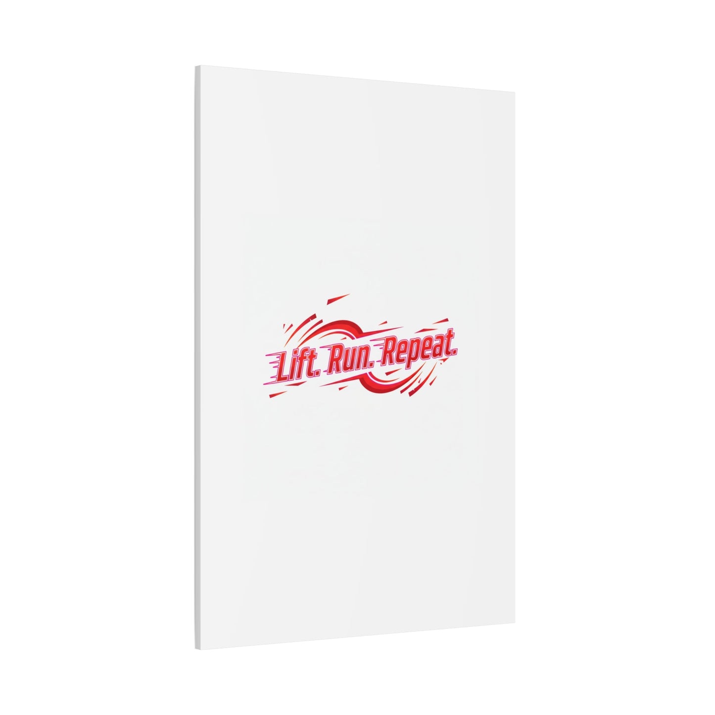 Lift Run Repeat Canvas | Fitness Wall Art, Gym Motivation