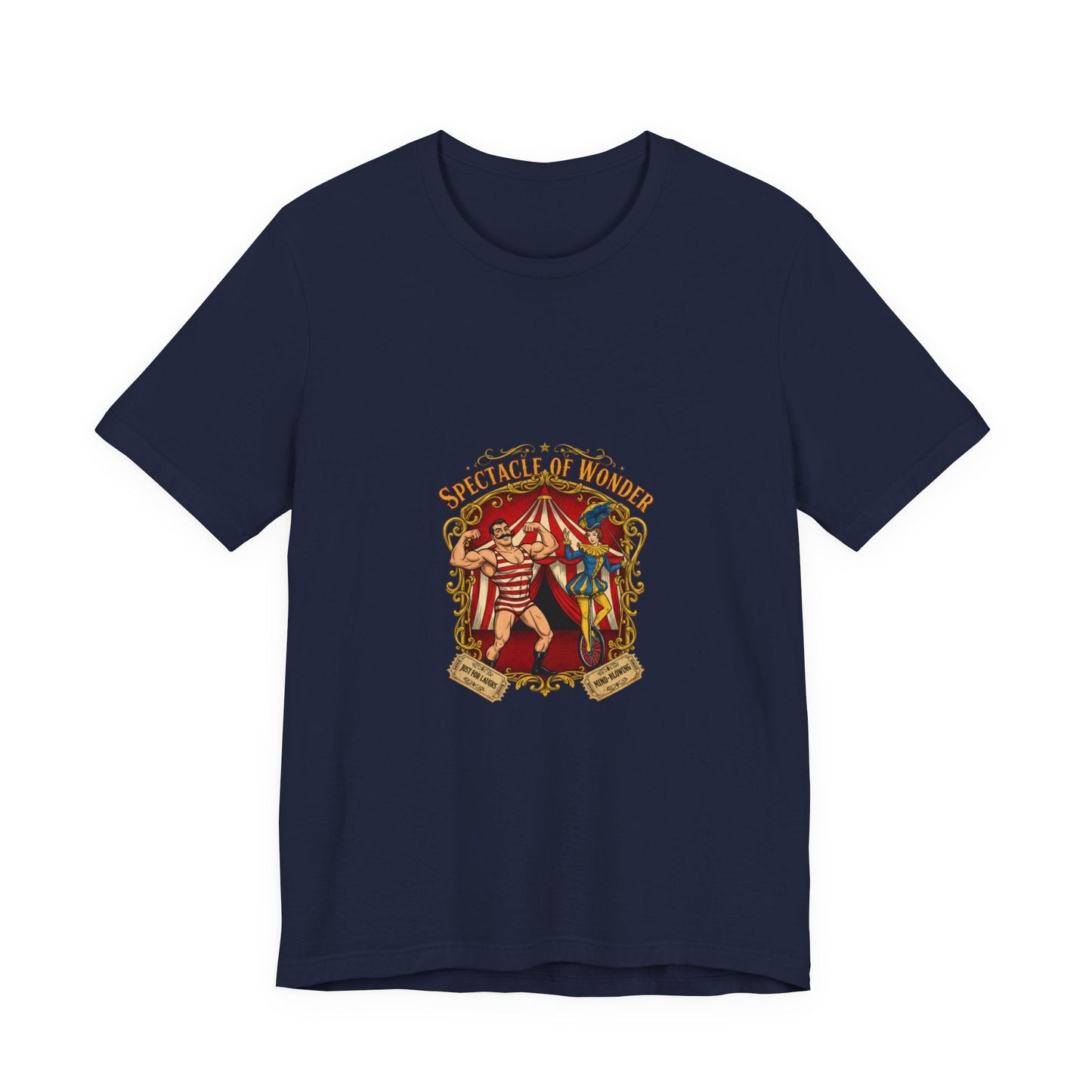"Spectacle of Wonder" Vintage Circus T-Shirt | Retro Carnival Graphic Tee