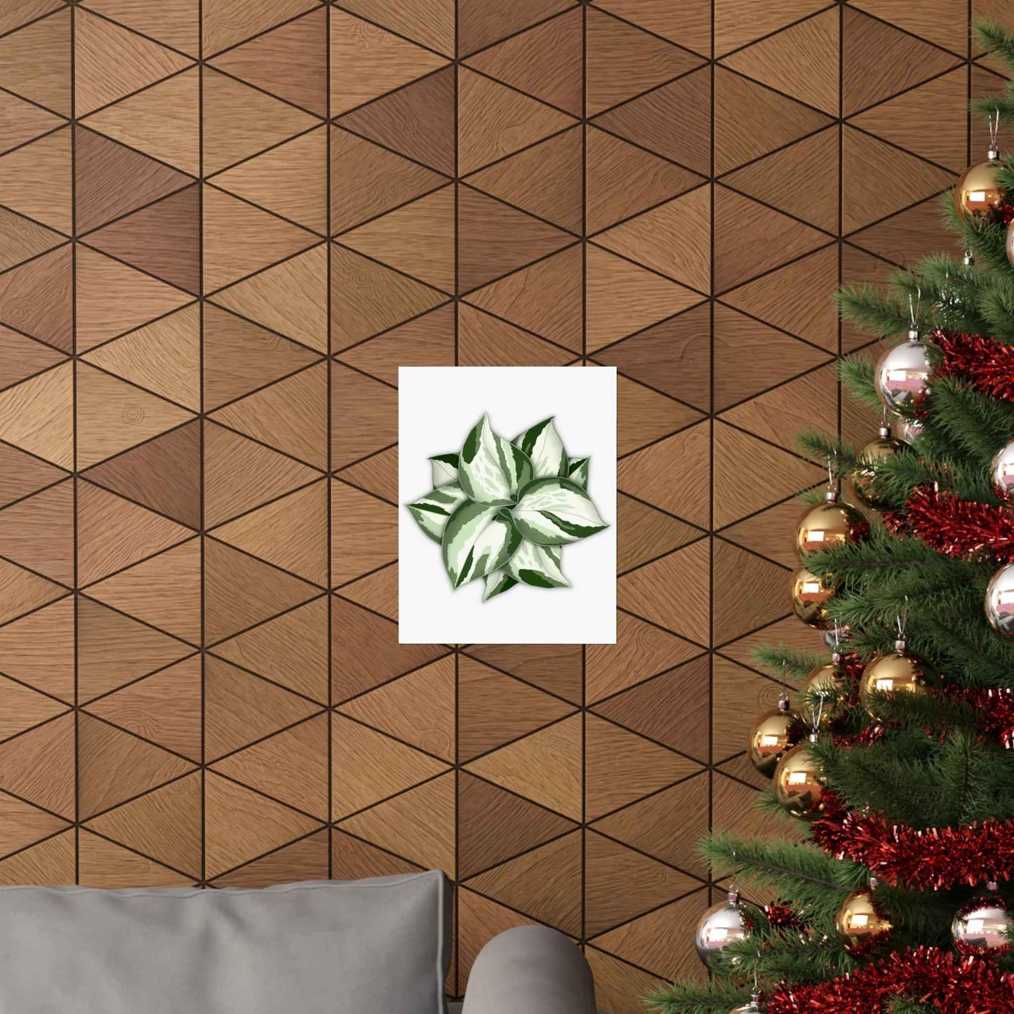 Manjula Pothos Botanical Print – Unframed Wall Art