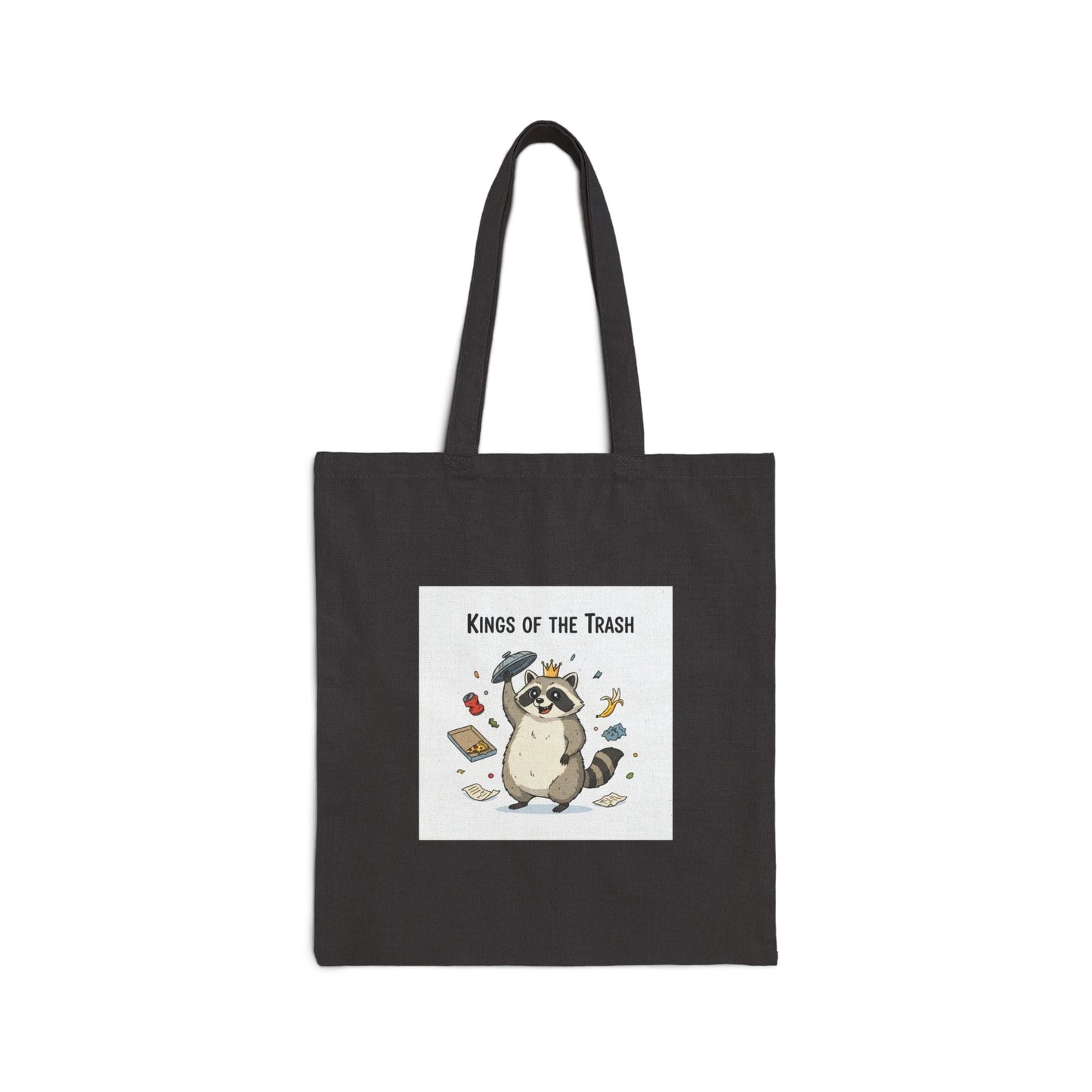 Trash Panda Raccoon Doodle Tote | goofy critter, trash animal humor