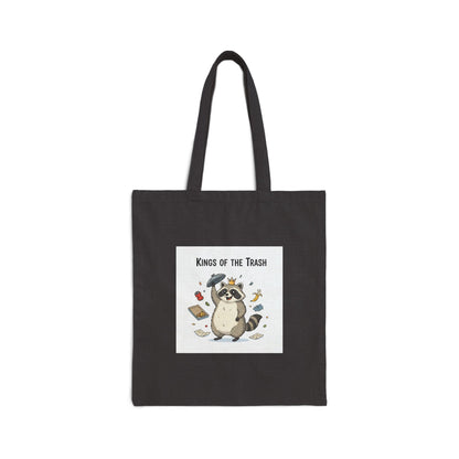Trash Panda Raccoon Doodle Tote | goofy critter, trash animal humor