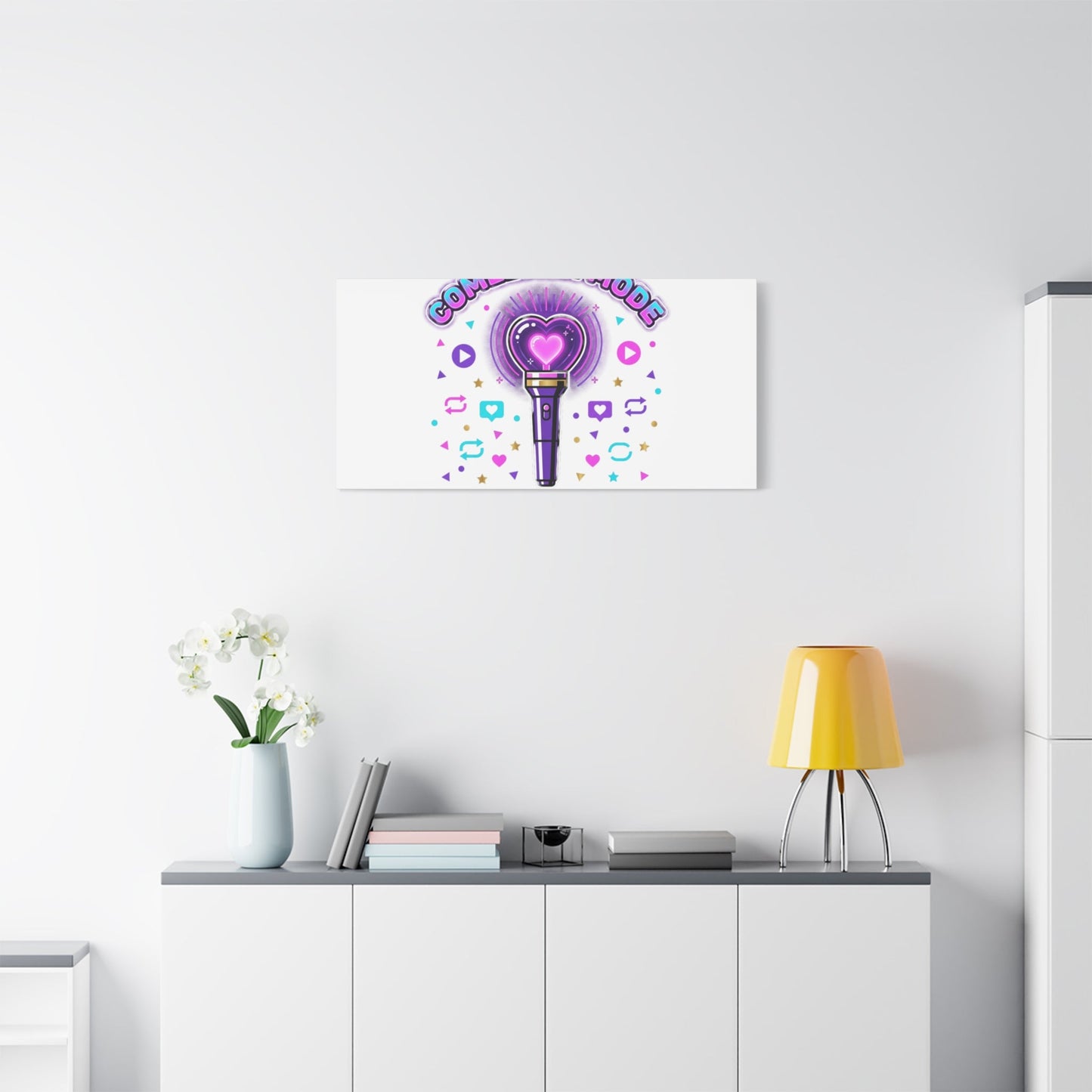 Comeback Mode Lightstick Canvas | K-pop Comeback, Streaming Squad
