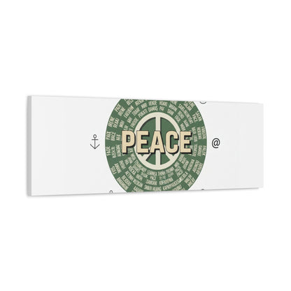 Peace doodle canvas | hand drawn sketch aesthetic, handwritten message