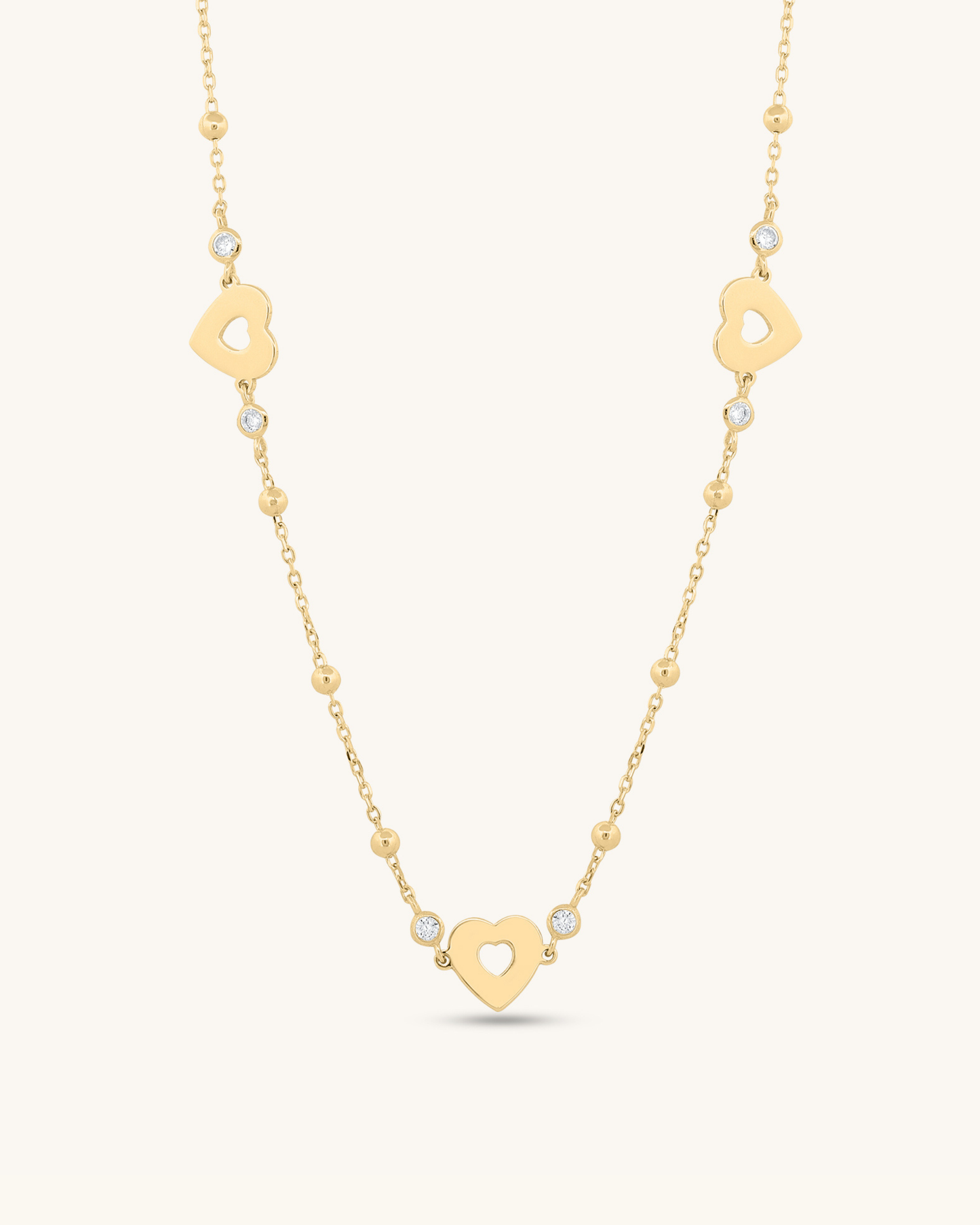 Open Heart Beats Necklace