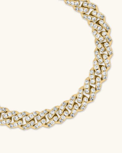 8mm Wiggy Cuban Bracelet