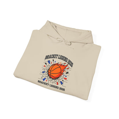 Bracket Legend Basketball Hoodie | college tournament, buzzer beater