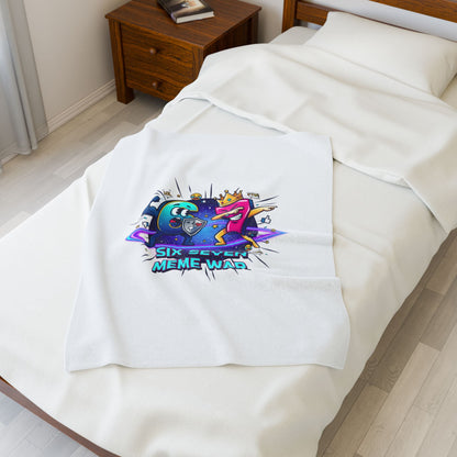 Six Seven Meme War Blanket | Legendary Internet Battle Plush Throw