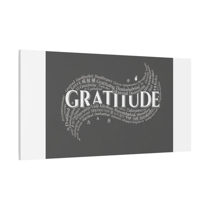 Gratitude Wall Art Matte Canvas | Tiny Treats, sweet uplifting print