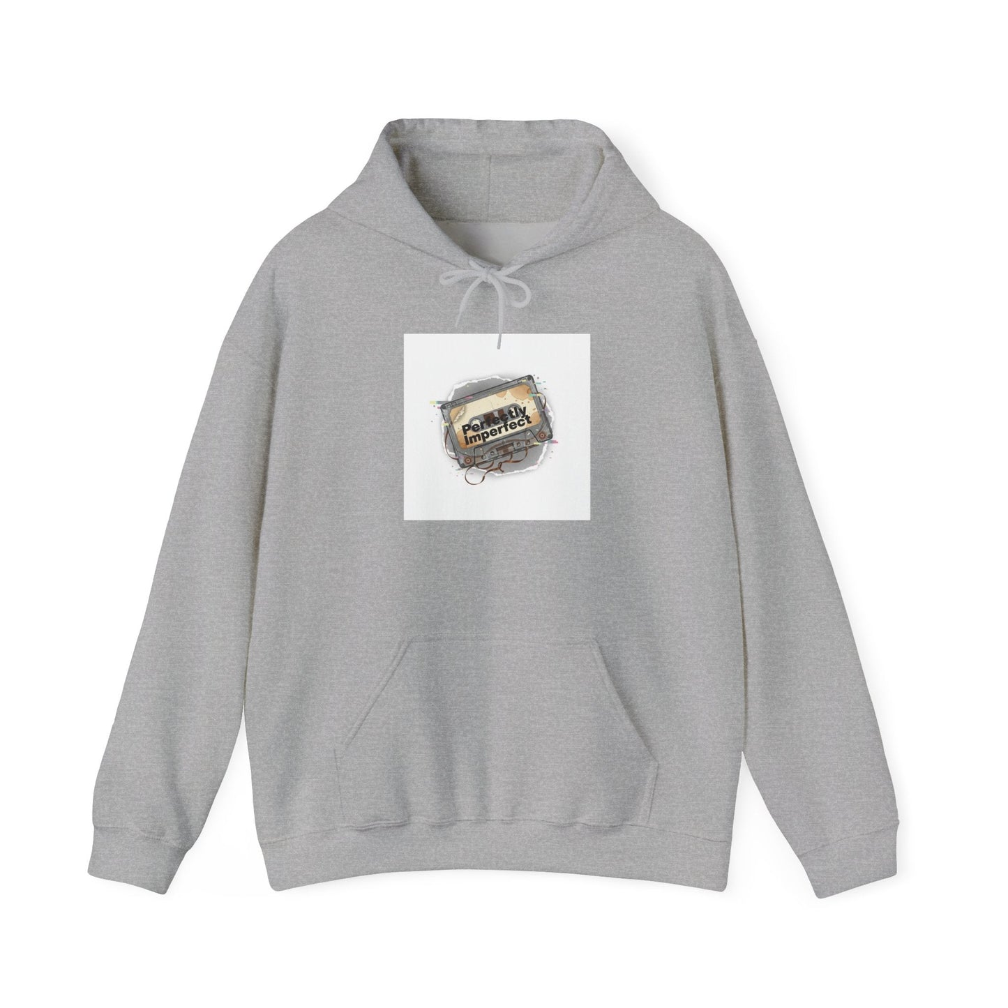 Glitch Tape Patch Hoodie | analog error, retro-tech static