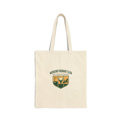 Weekend Fairway Club Tote Bag – Golf Canvas Carry-All