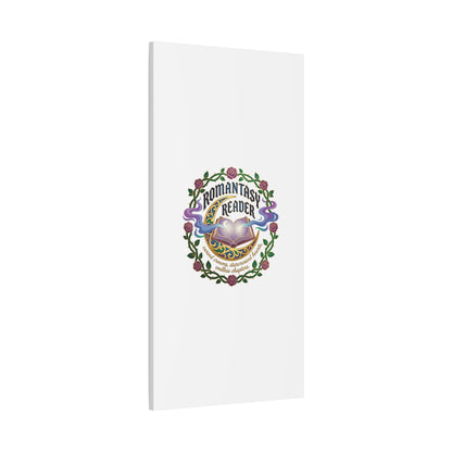 Romantasy Reader Canvas Print | enchanted bookish celestial gothic