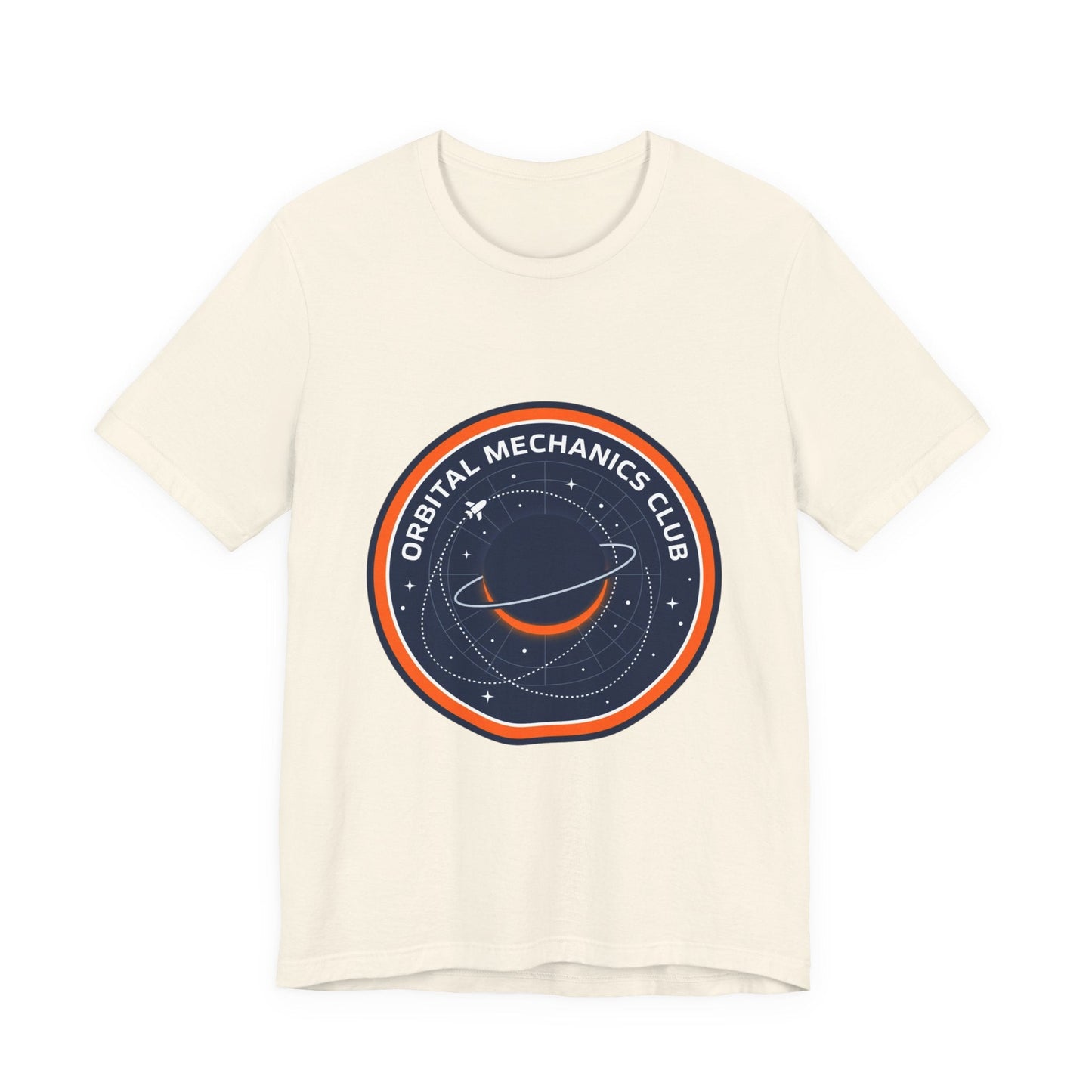 Orbital Mechanics Club Tee | mission patch, rocket science nerd