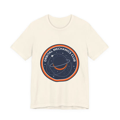 Orbital Mechanics Club Tee | mission patch, rocket science nerd