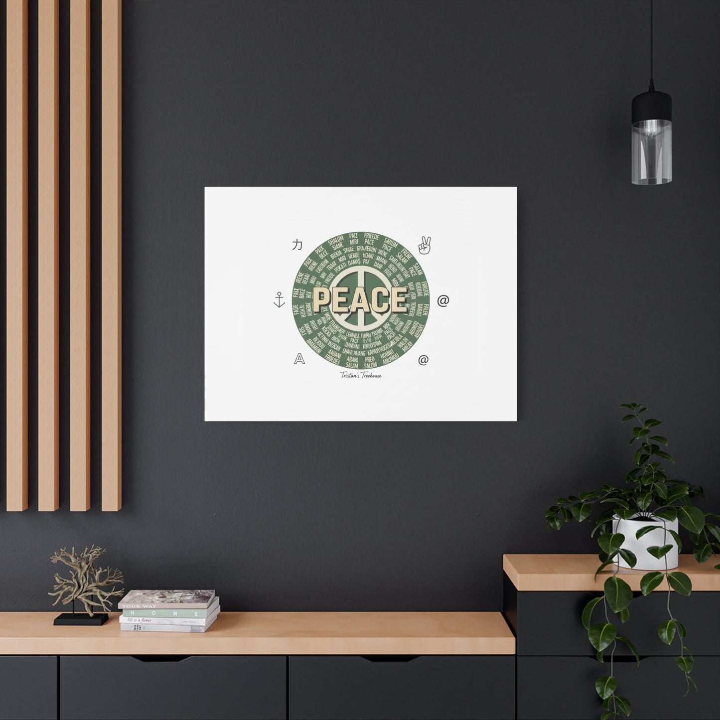 Peace doodle canvas | hand drawn sketch aesthetic, handwritten message