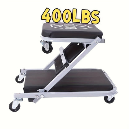 Pro-Series 3-in-1 Foldable Mechanic Creeper & Repair Platform | 550lbs Capacity
