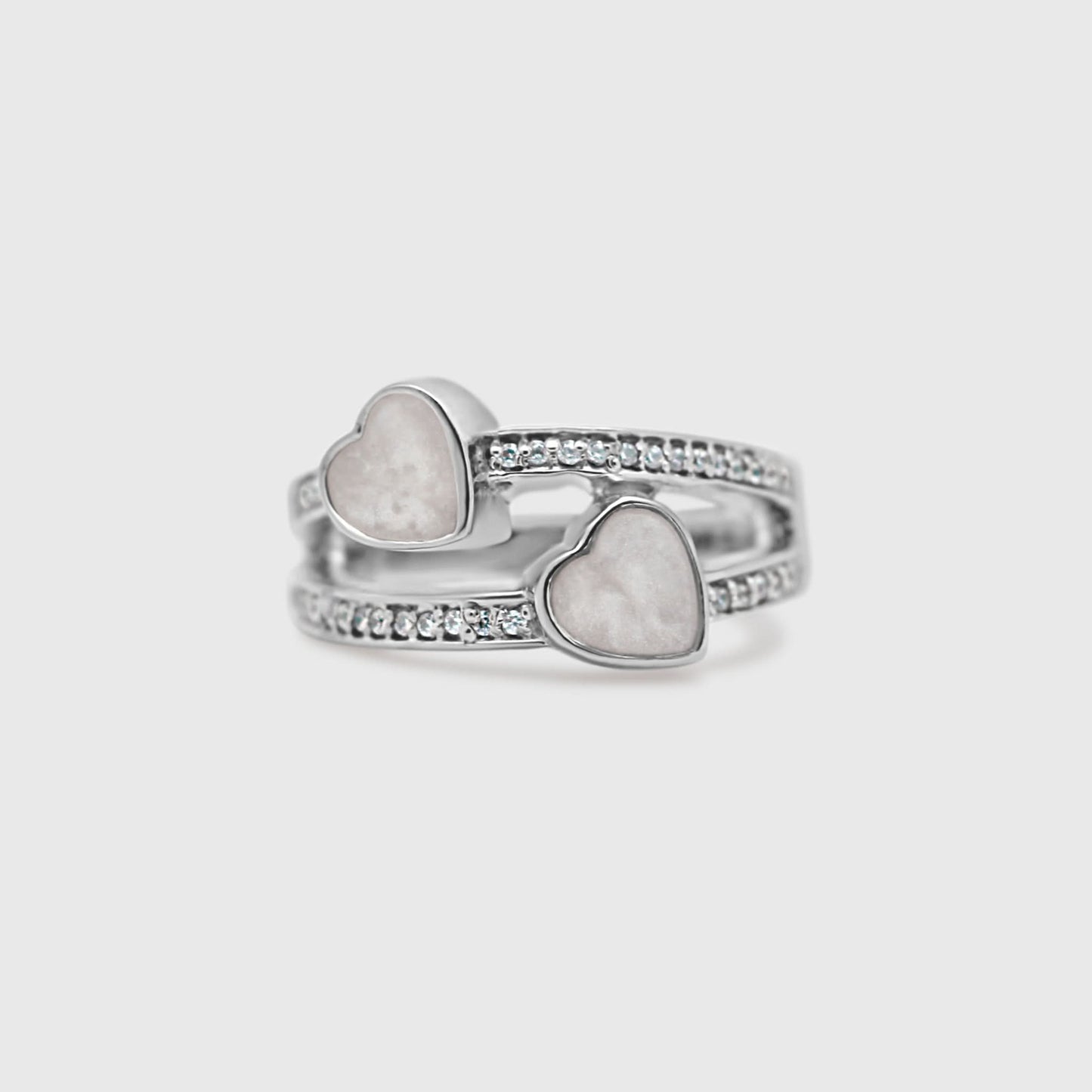 Double Heart Ring