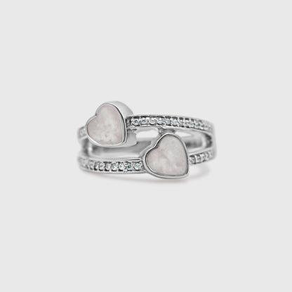 Double Heart Ring
