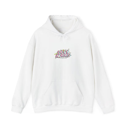 Anti-Norms Glitch Logo Hoodie | anti-aesthetic, chaotic design