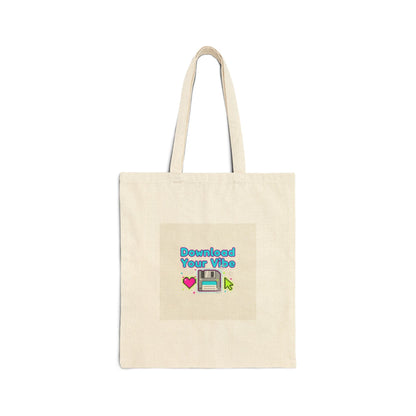 Download Your Vibe Tote | Y2K retro tech, pixel virtual pet nostalgia