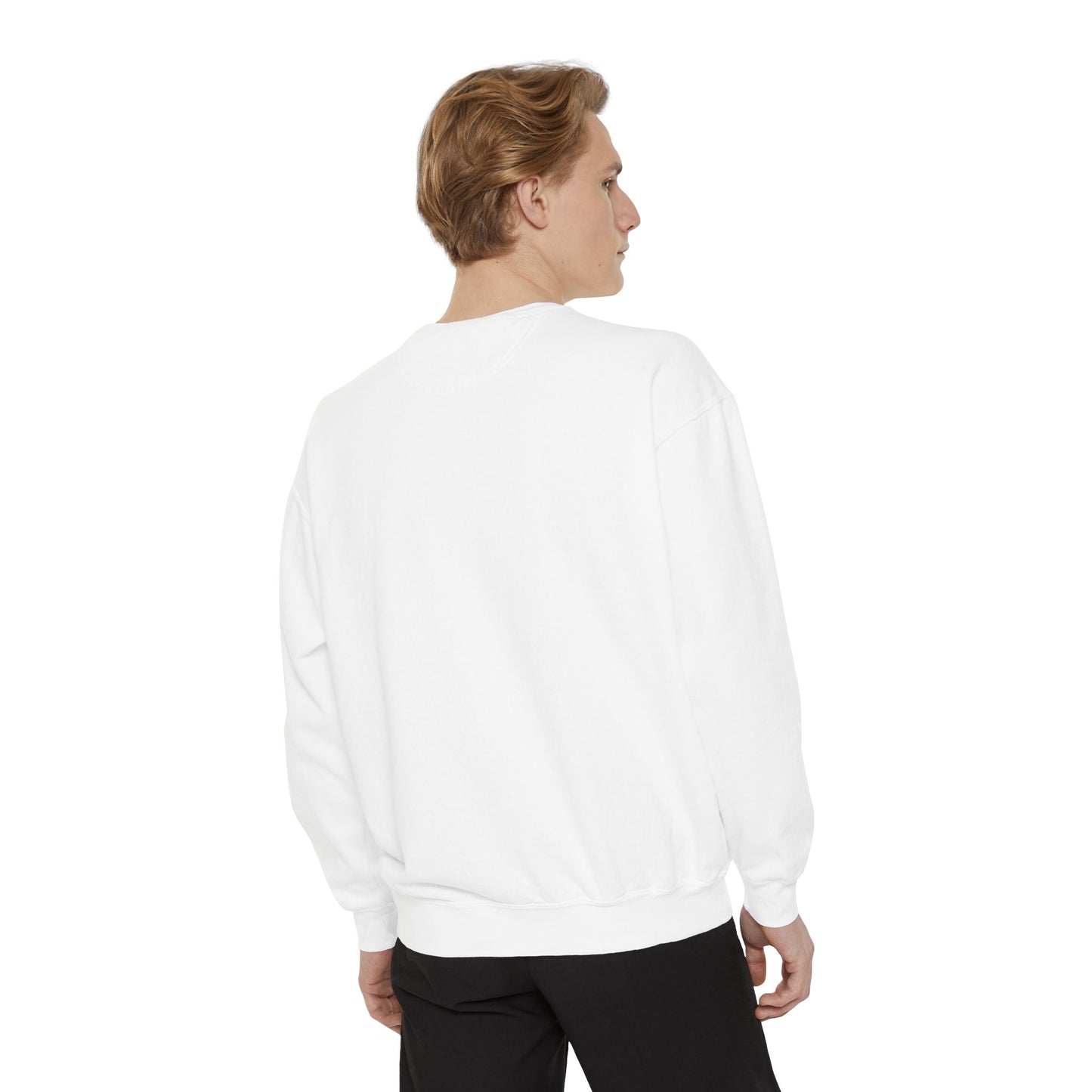 Dog Lover Sweatshirt — Neon Puppy Graphic Crewneck