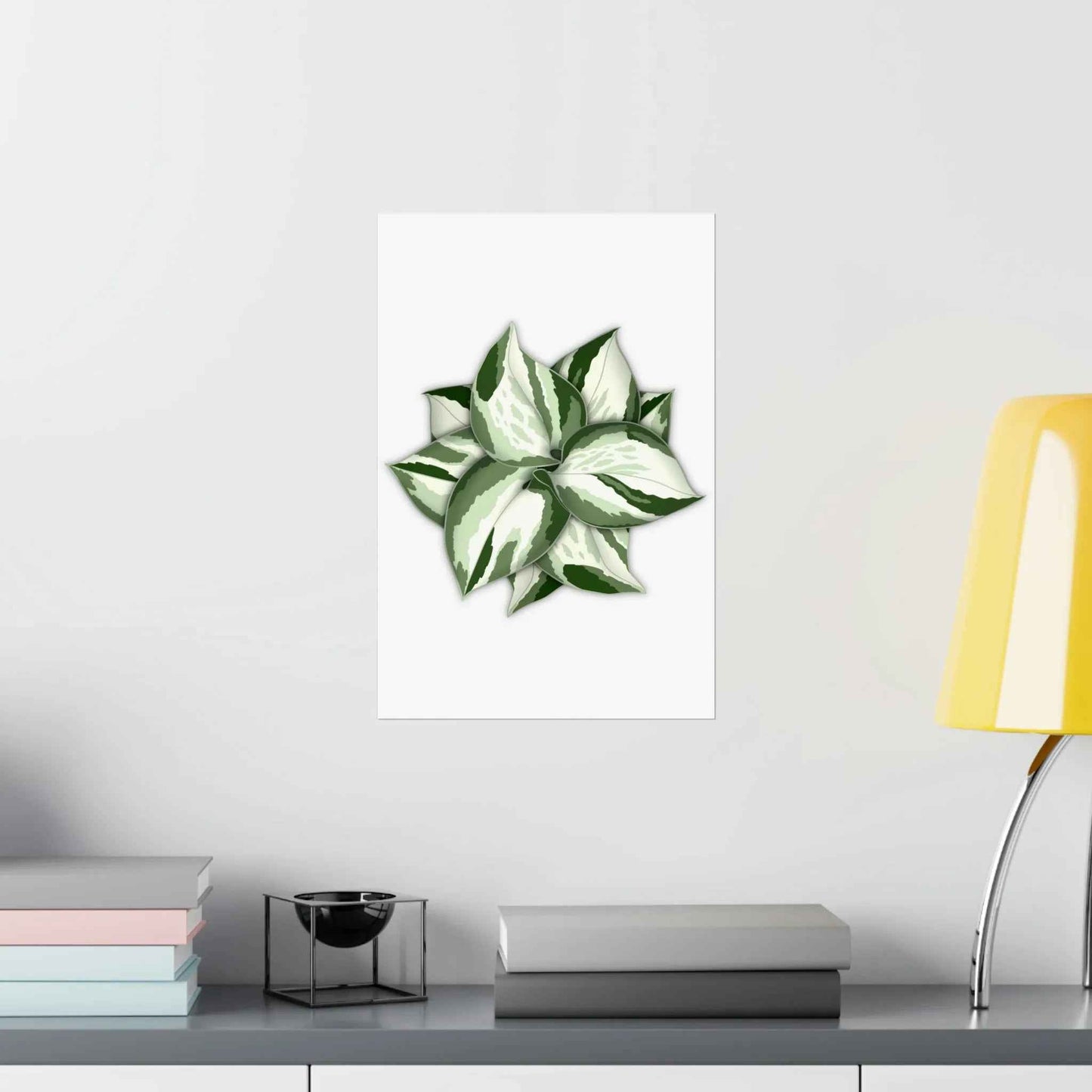 Manjula Pothos Botanical Print – Unframed Wall Art