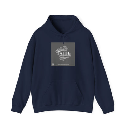 handwritten faith doodle Hoodie | sketch aesthetic, hand drawn message