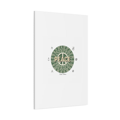 Peace doodle canvas | hand drawn sketch aesthetic, handwritten message
