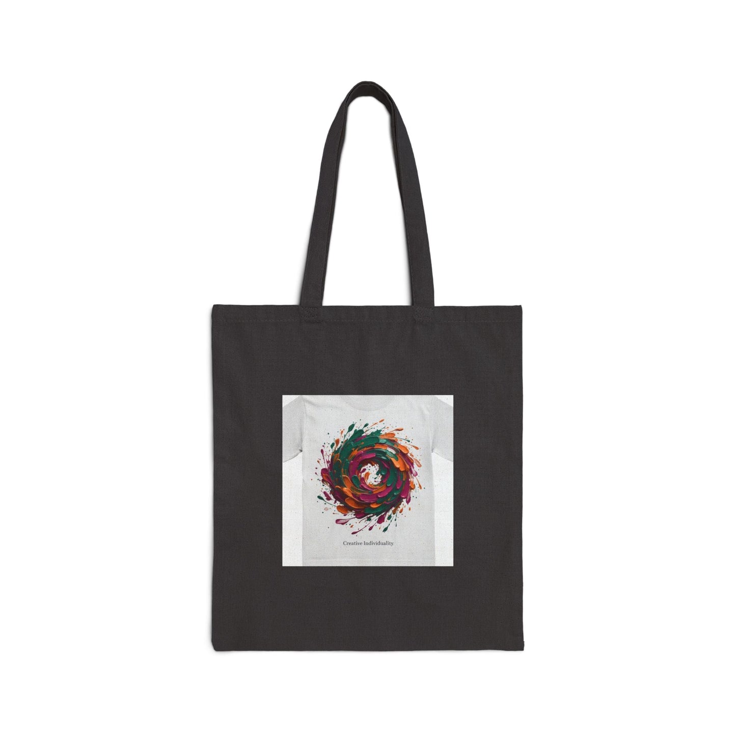Painterly Abstract Floral Tote | Brushstroke Artsy Canvas