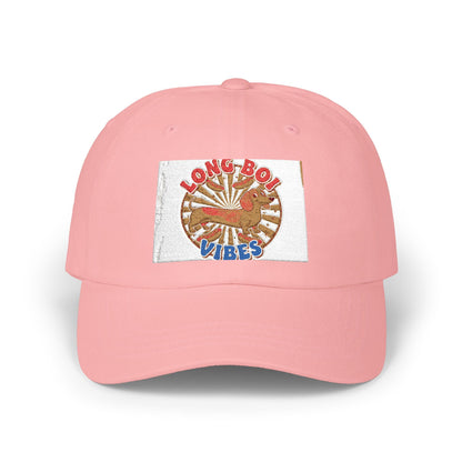 Funny Weiner Dog Meme Classic Dad Cap — Long Boy Graphic