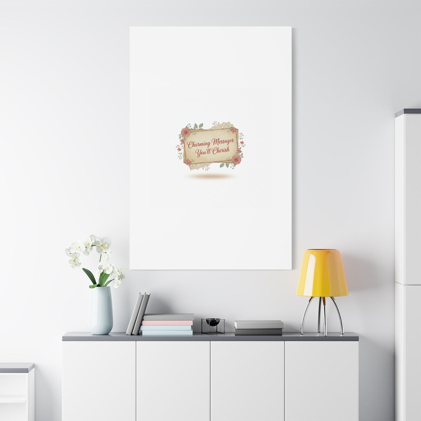 Love Letter Collage Canvas, Vintage Letter Art, Wax Seal Romance Print