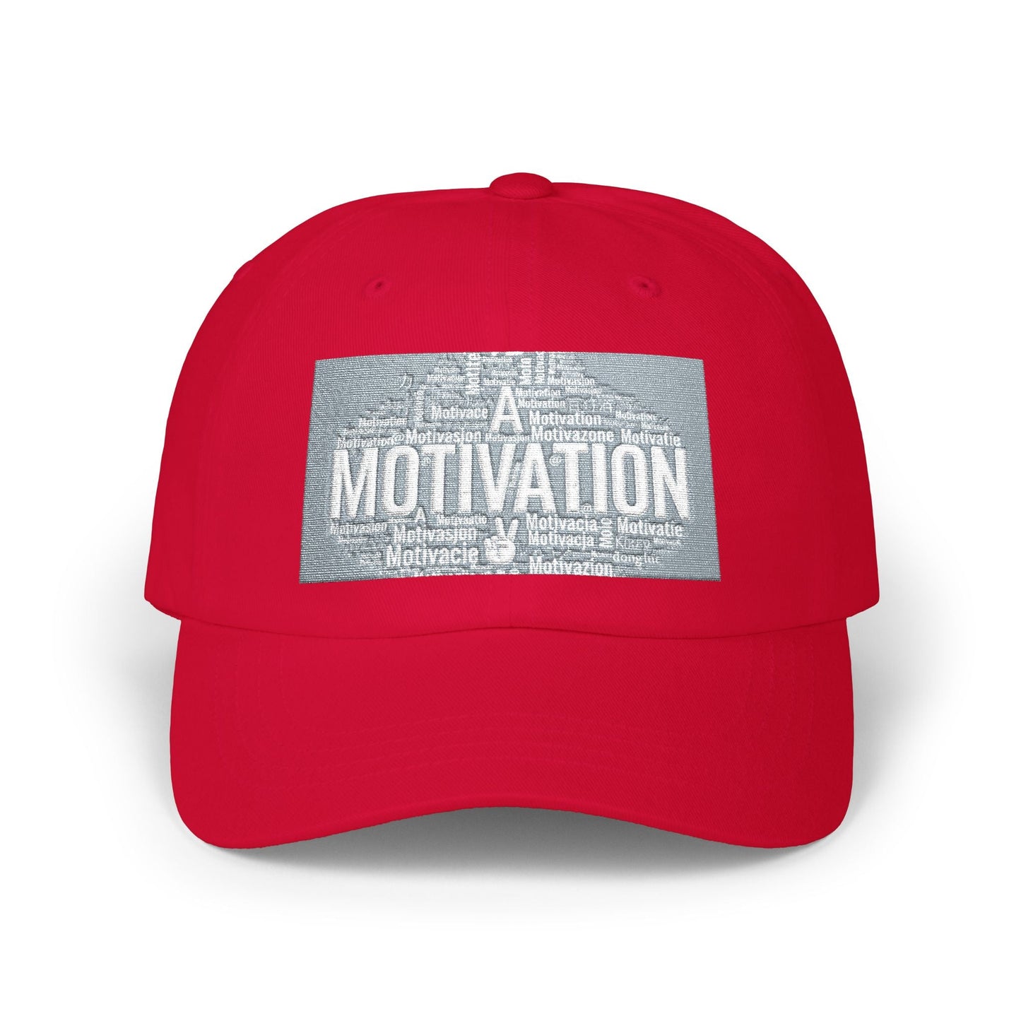Motivation Is a Universal Language Dad Cap — Classic Embroidered Baseball Hat