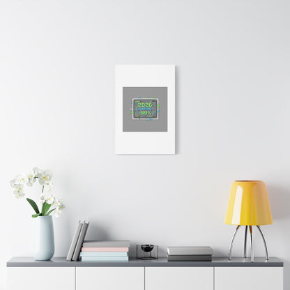 2026 Loading 99% Canvas | NYE countdown, retro system interface