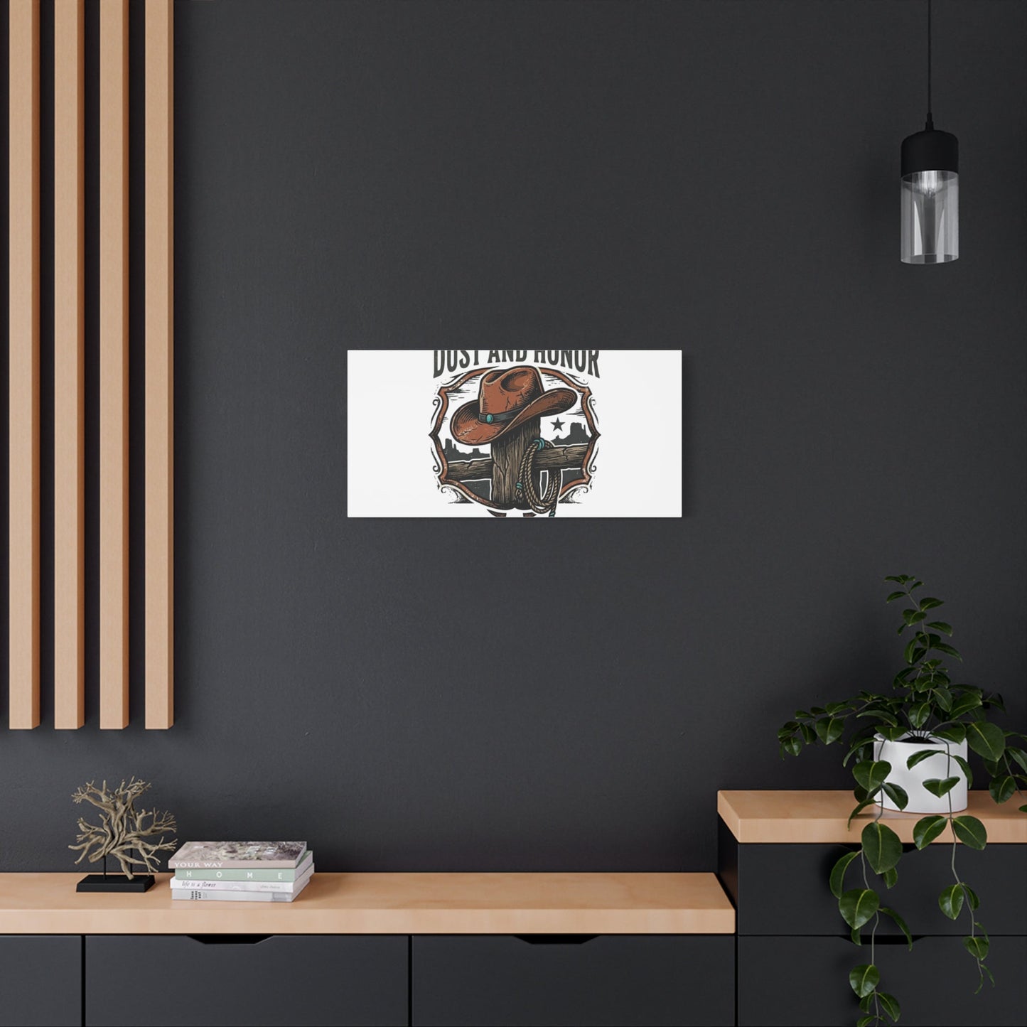 Built on Dust and Honor Canvas | Western cowboy, vintage Americana