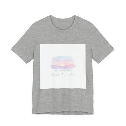 gentle intentions tee | mindful wellness pastel gradient