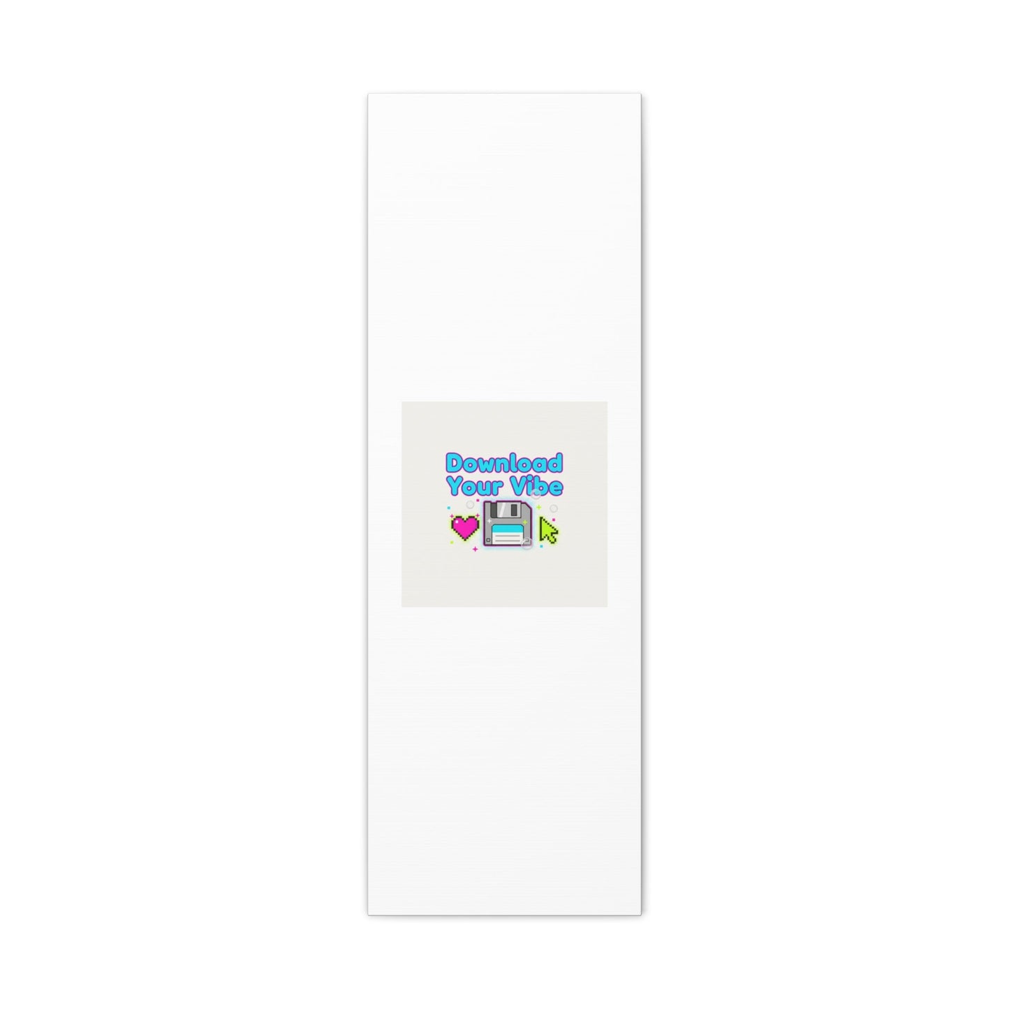 Download Your Vibe Canvas | Y2K Retro Tech, Pixel Floppy Disk Poster