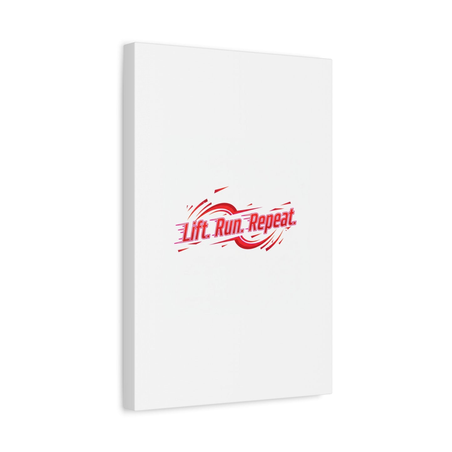 Lift Run Repeat Canvas | Fitness Wall Art, Gym Motivation