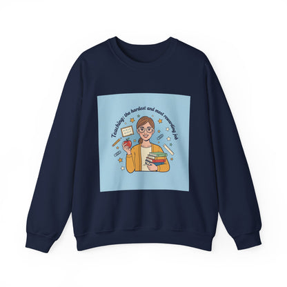 Teachers Life Crewneck Sweatshirt | Funny Teacher Gift