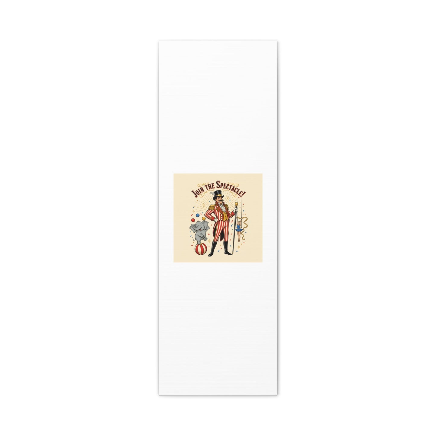 Join the Spectacle Circus Art Print | Matte Canvas, Stretched, Vintage Carnival Design