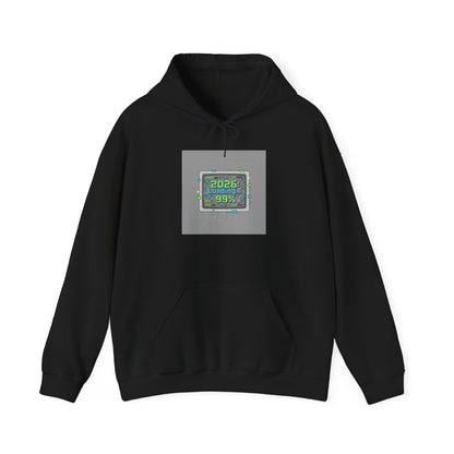 2026 Loading 99% Hoodie | NYE countdown graphic, retro system UI