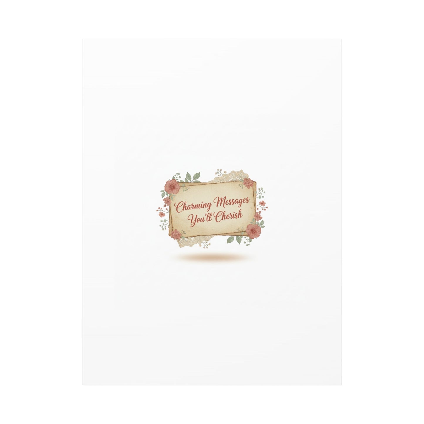 Love Letter Collage Canvas, Vintage Letter Art, Wax Seal Romance Print
