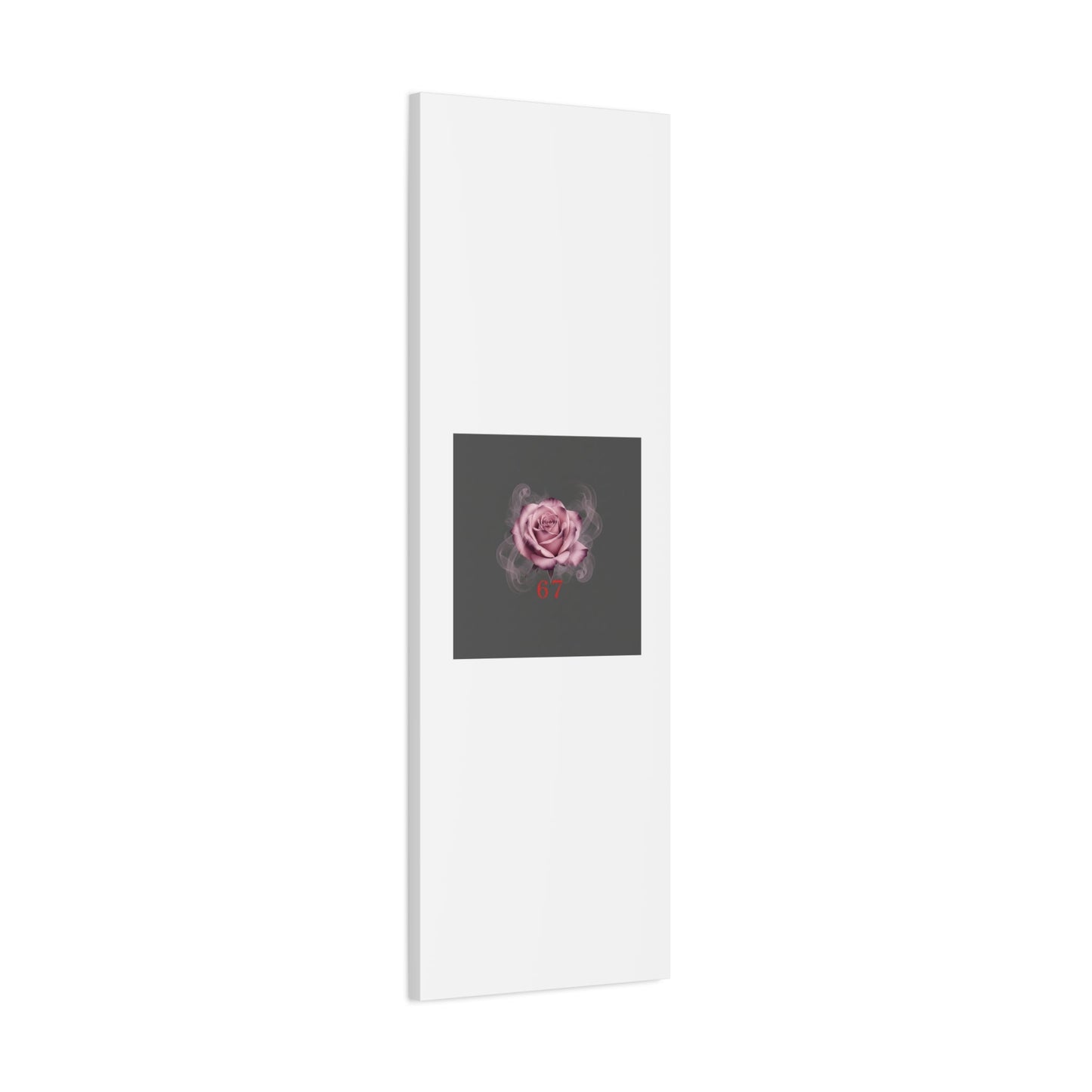 6 7 Valentine's Canvas | Viral Gothic Rose Wall Art | 6 7 Meaning Dark Romance