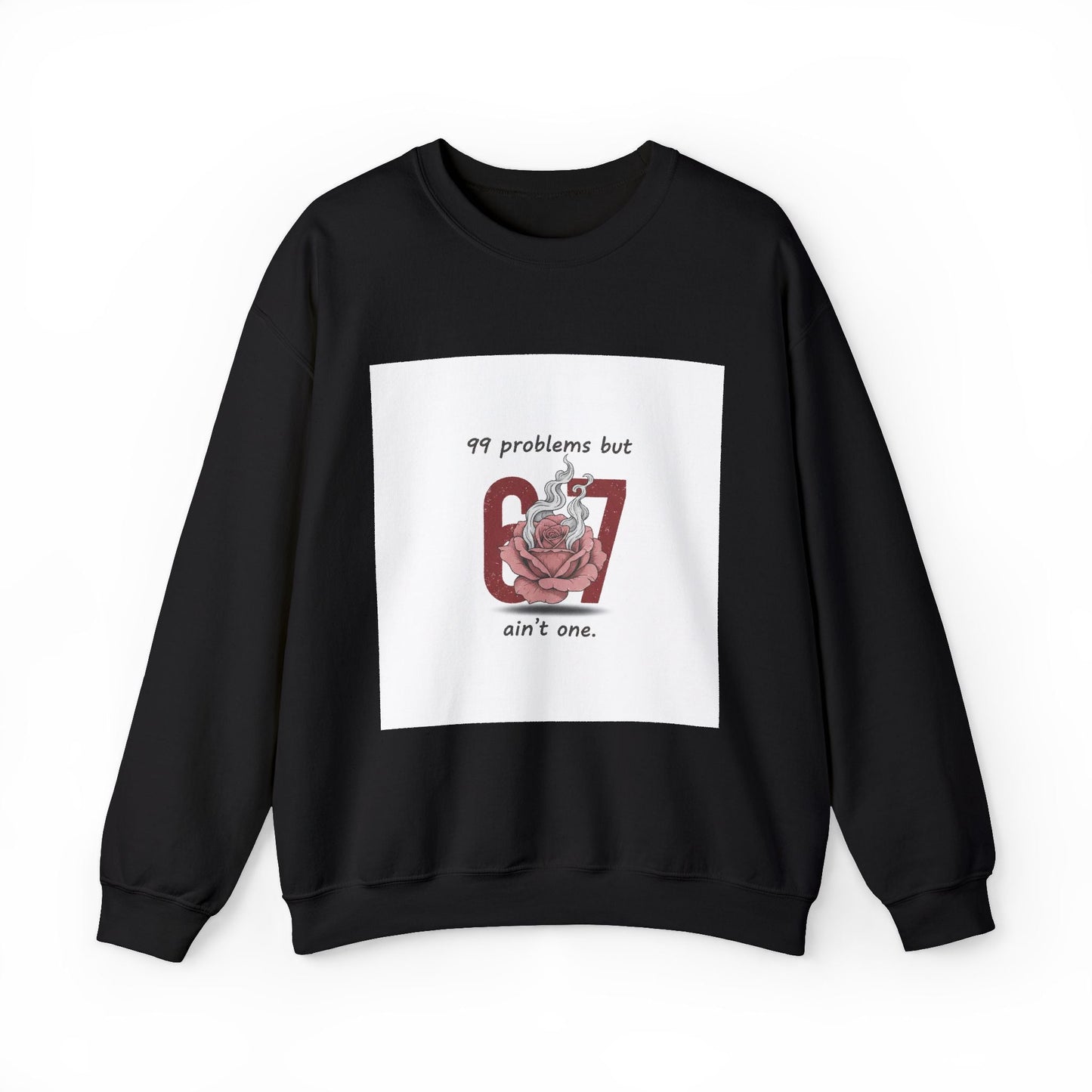 Weird Cupid Graphic Sweatshirt | quirky heart shirt, chaotic love design