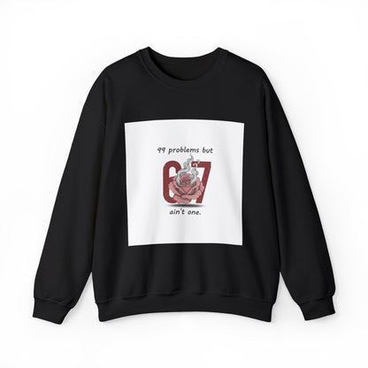 Weird Cupid Graphic Sweatshirt | quirky heart shirt, chaotic love design