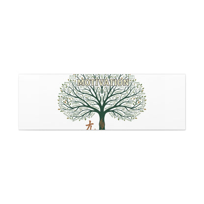 Handwritten Doodle Tree Canvas | Matte Stretched Wall Art