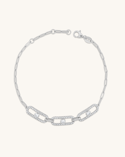 Sparkle Paperclip Bracelet